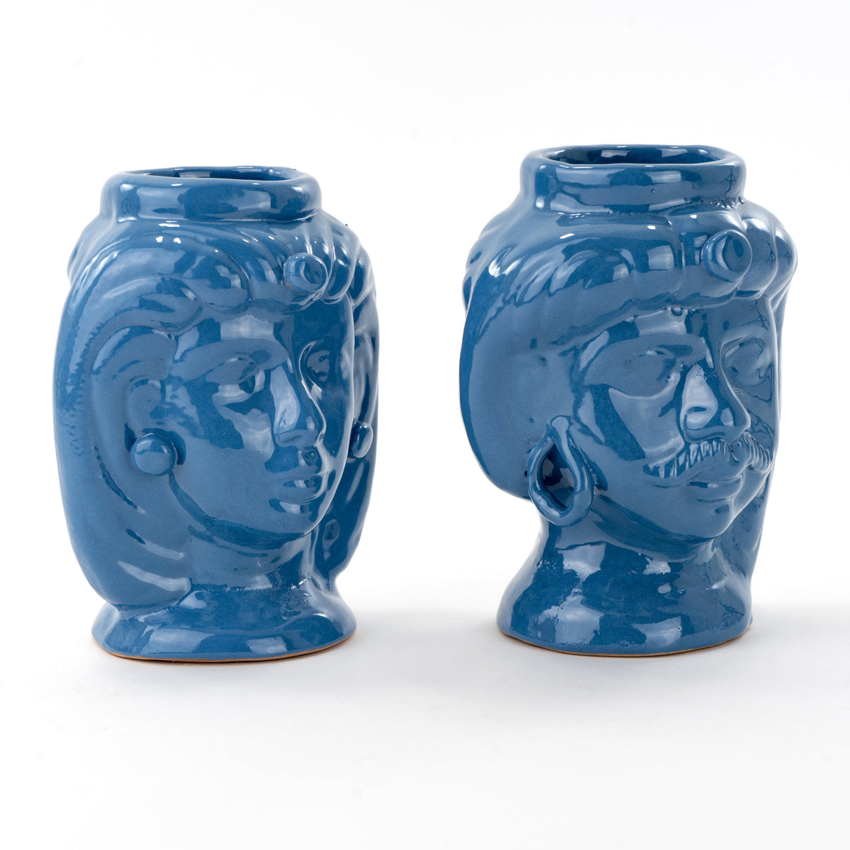 Teste di Moro tradizionali siciliane fatte a mano H cm 16