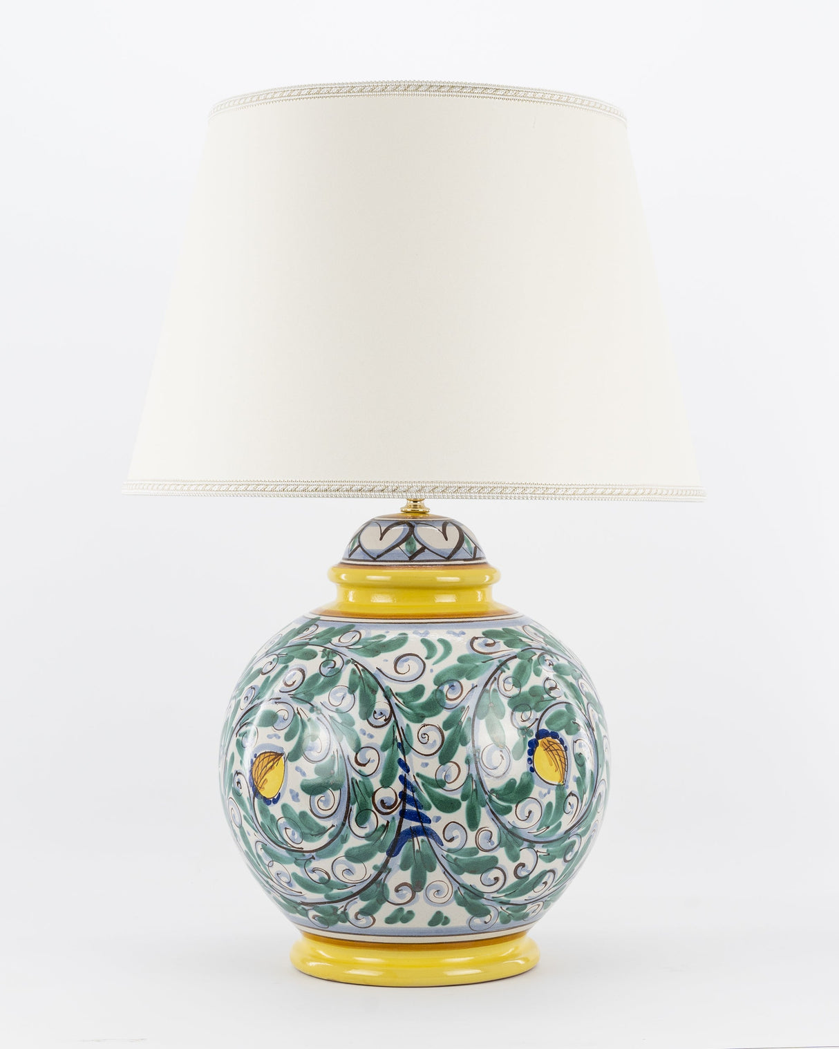 Lume in ceramica artistica siciliana di Caltagirone Ø cm30