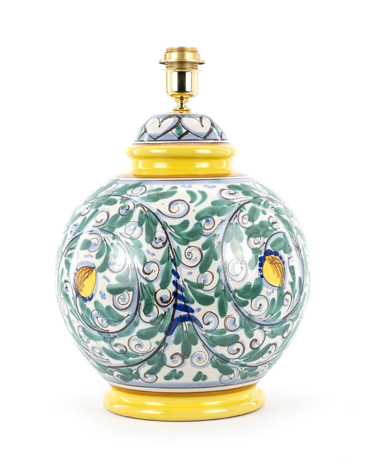 Lume in ceramica artistica siciliana di Caltagirone Ø cm30