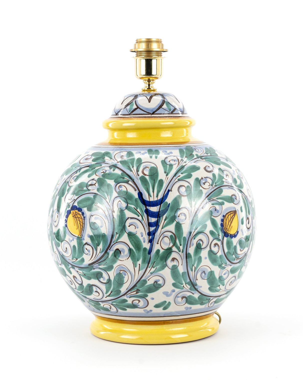 Lume in ceramica artistica siciliana di Caltagirone Ø cm30