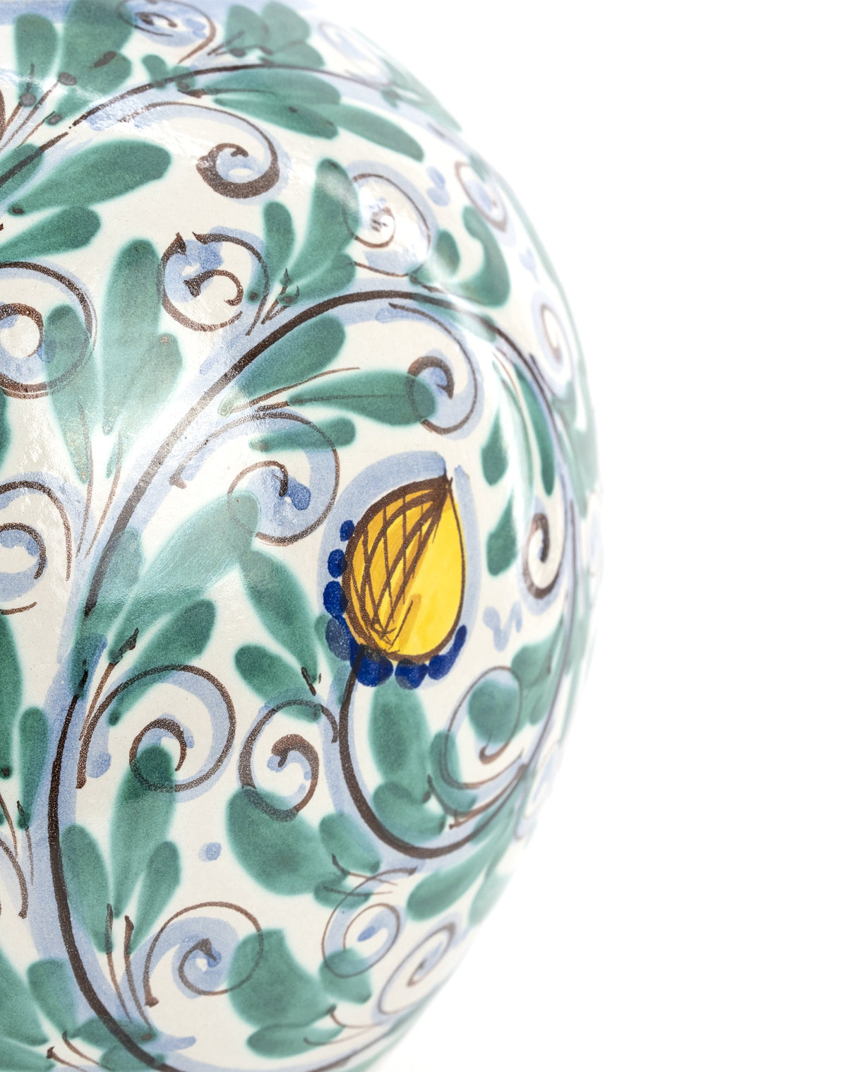 Lume in ceramica artistica siciliana di Caltagirone Ø cm30