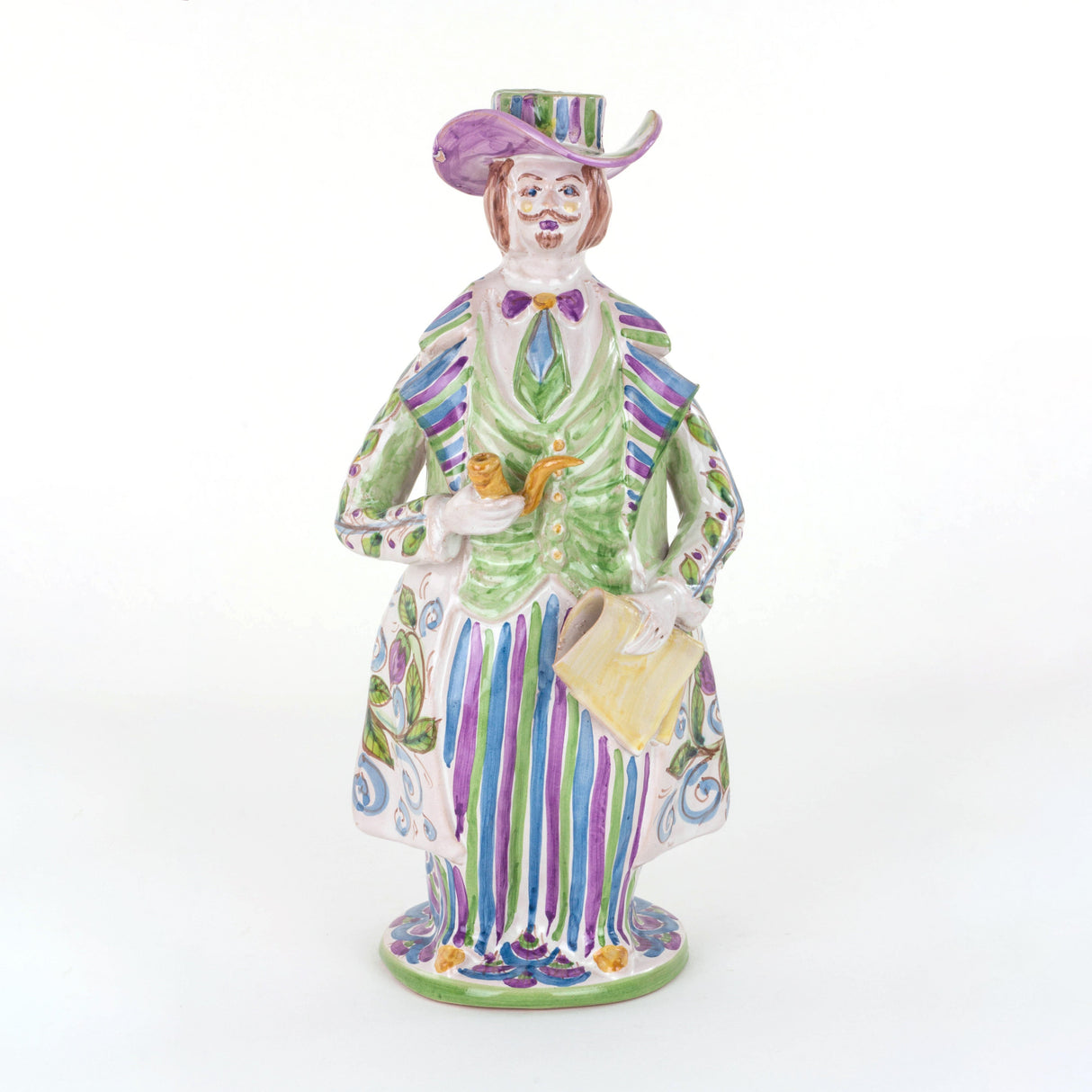 Lumiera Uomo in maiolica di Caltagirone Fatta a Mano