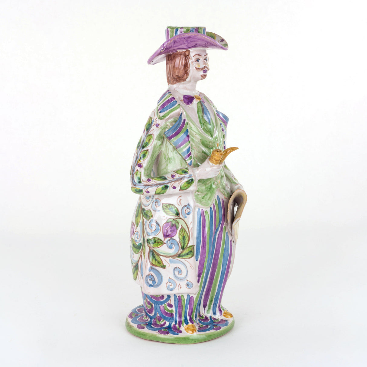 Lumiera Uomo in maiolica di Caltagirone Fatta a Mano