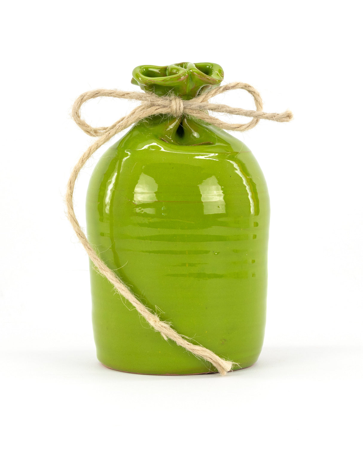 Salvadanaio da rompere a forma di sacco H cm 20 colore verde