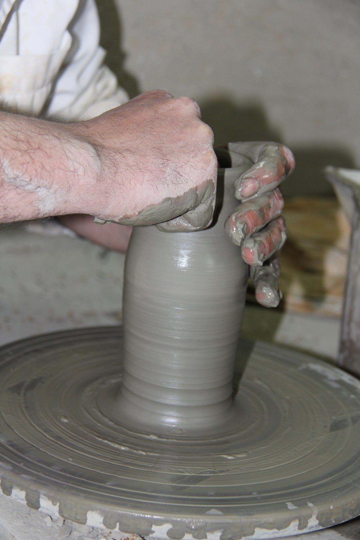 Vaso Ornamentale Blu in Ceramica Siciliana