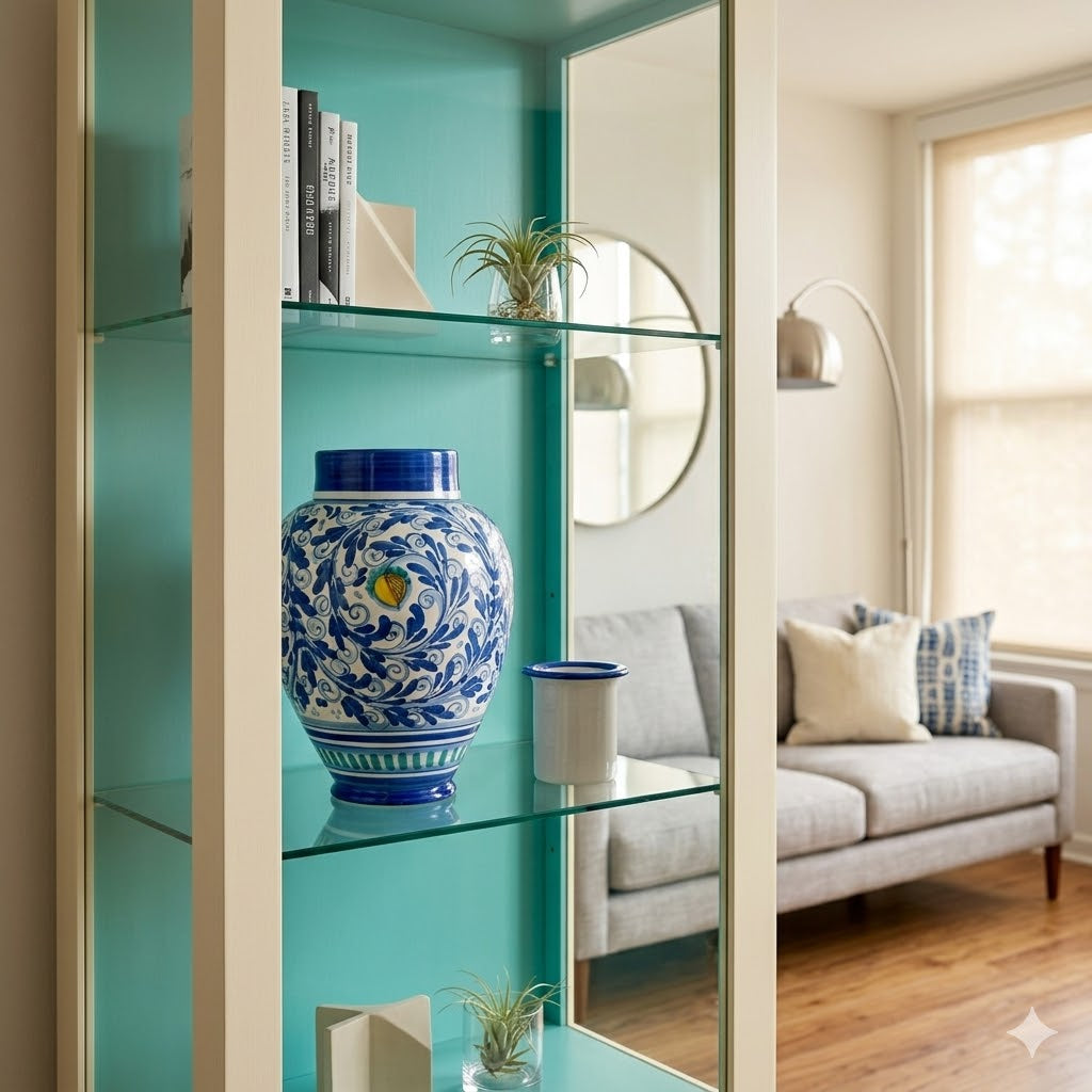 Ornamental vase for essences in Caltagirone ceramic, room freshener