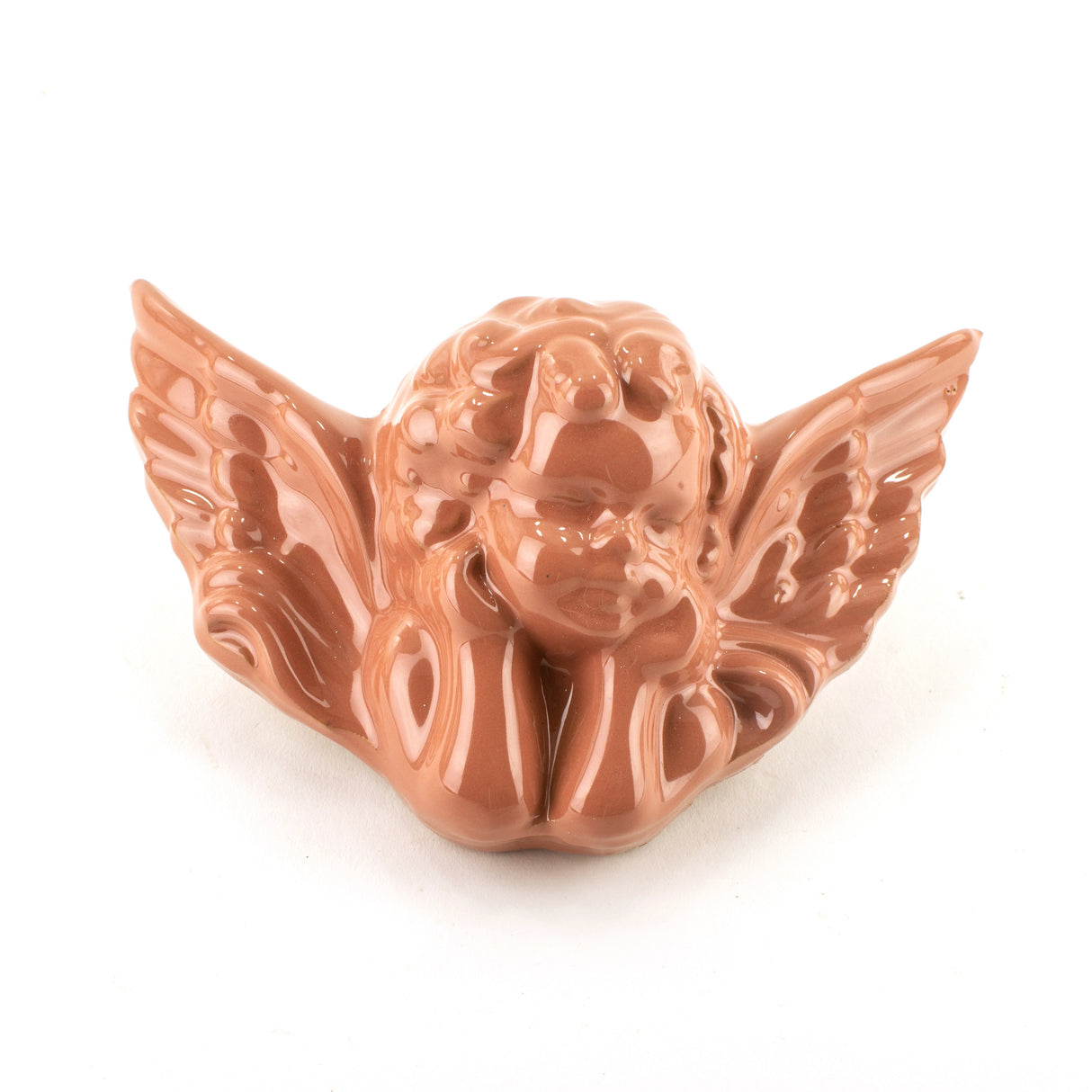 Angioletti in Ceramica, Coppia Angeli Ceramica di Caltagirone Fatti a Mano, Idea Regalo di Natale