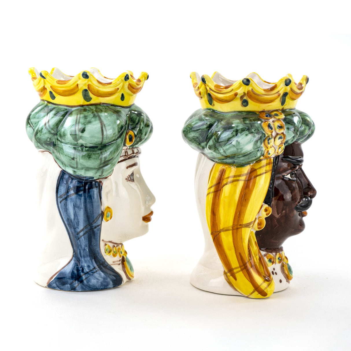 Teste di Moro siciliane Tradizionali H cm 17