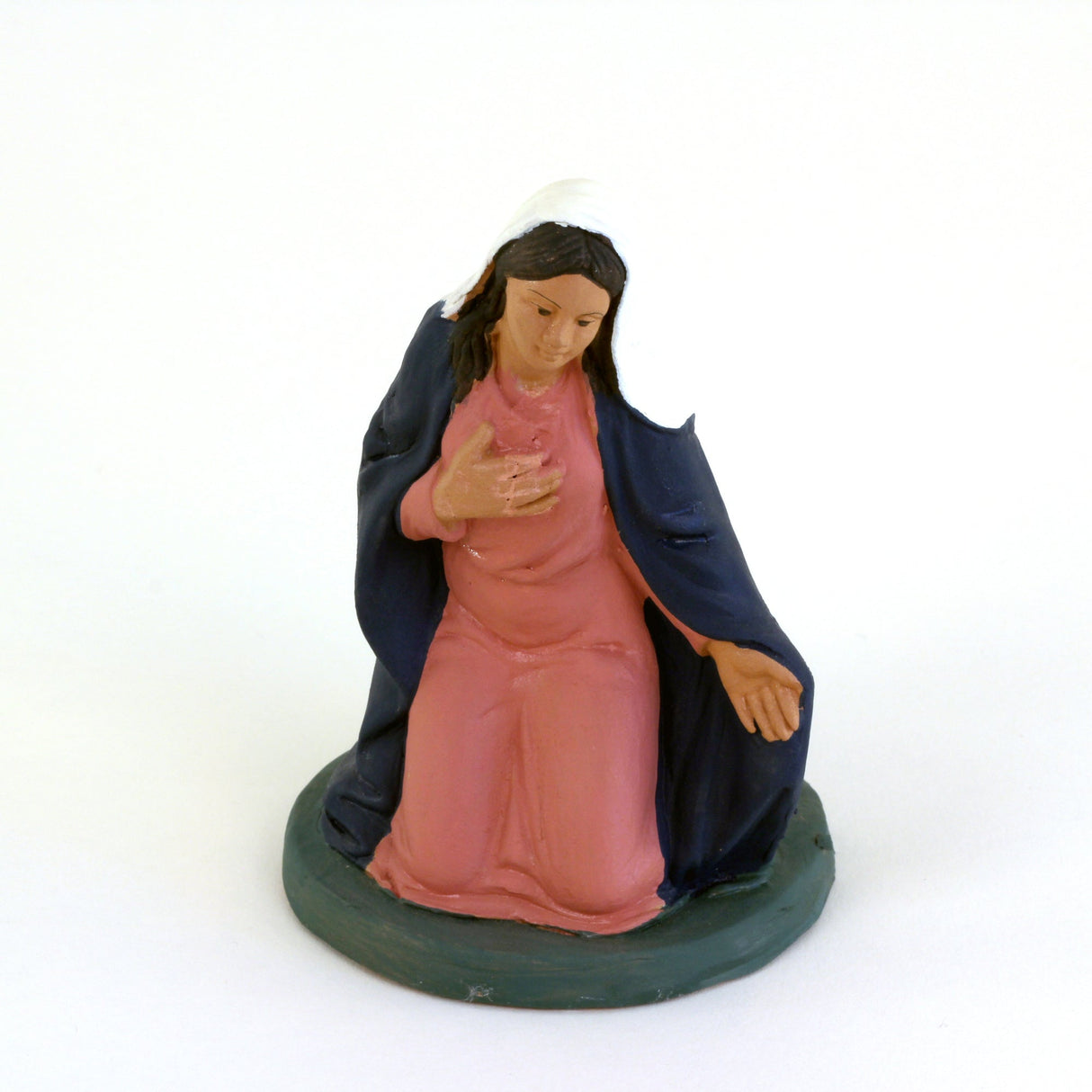 Statuine Natività Presepe in terracotta, statuine in ceramica di Caltagirone decorate a mano, idea regalo per Natale