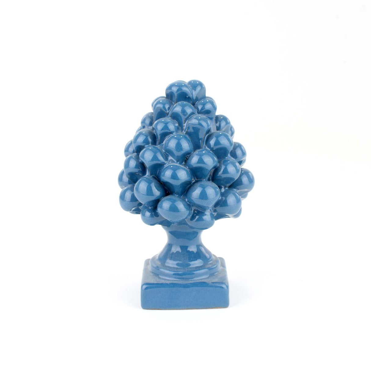 Pigne Piccole in Ceramica Artistica di Caltagirone Fatta a Mano, 1 pz H cm 12