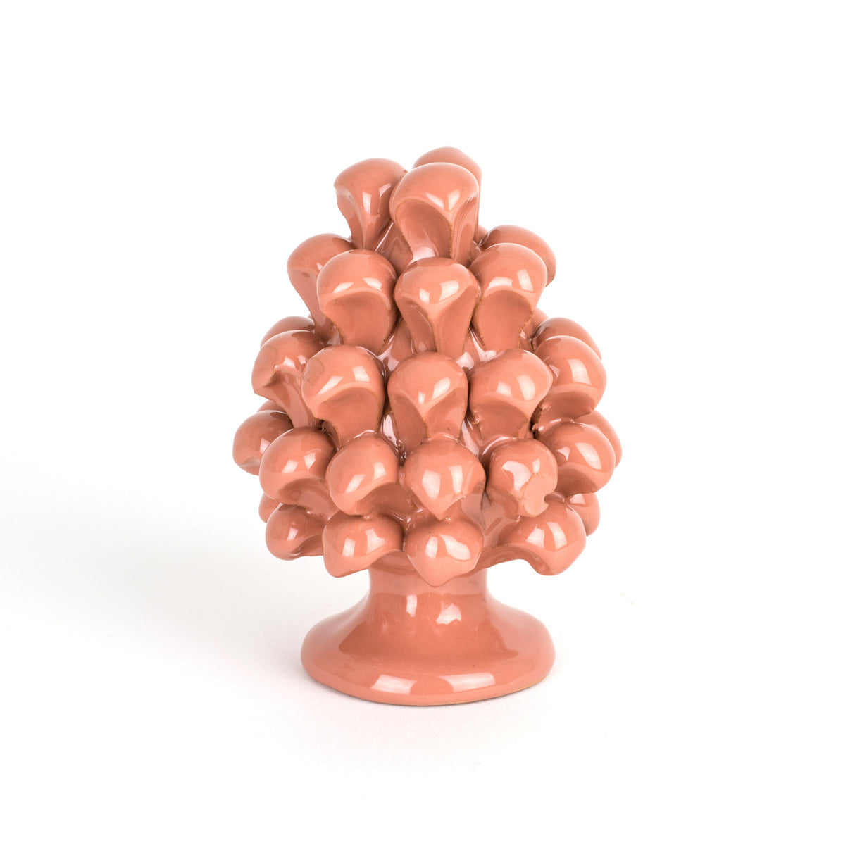 Pigna in Ceramica di Caltagirone Fatta a Mano H 12