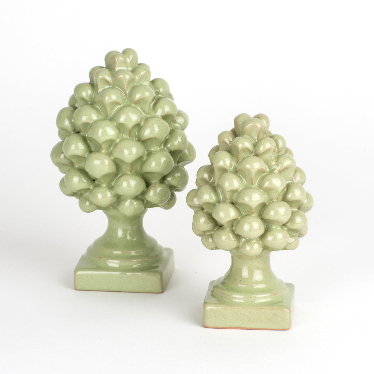 Pigna Tradizionale in Ceramica Artistica Fatta a Mano H cm 14