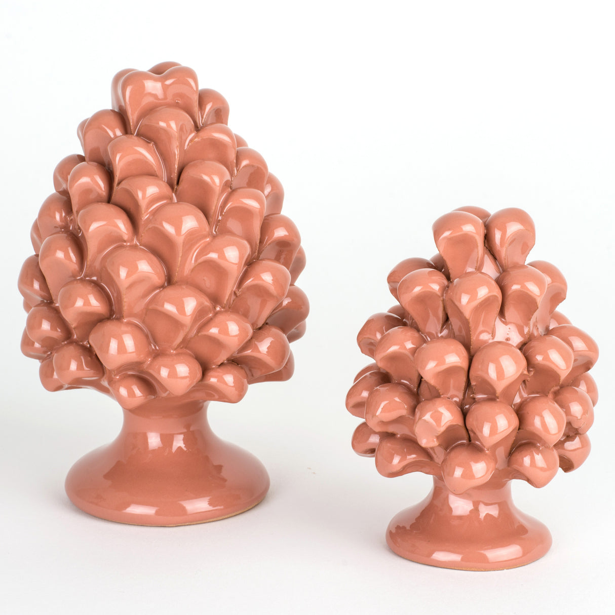 Pigna in Ceramica di Caltagirone Fatta a Mano H 12