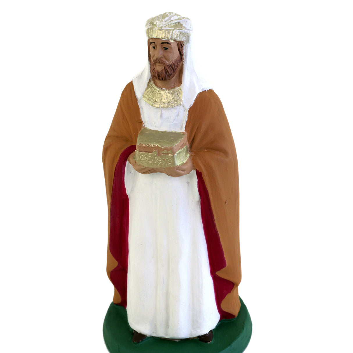 Set 3 Statuine Presepe Re Magi 3, presepe in terracotta dipinta a mano di Caltagirone, idee regalo di natale