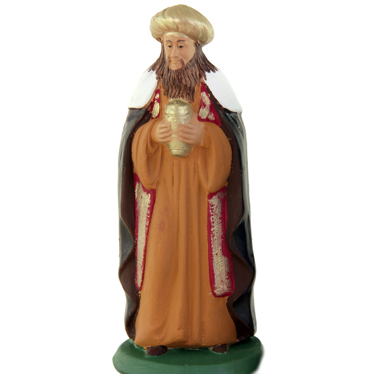 Set 3 Statuine Presepe Re Magi 3, presepe in terracotta dipinta a mano di Caltagirone, idee regalo di natale