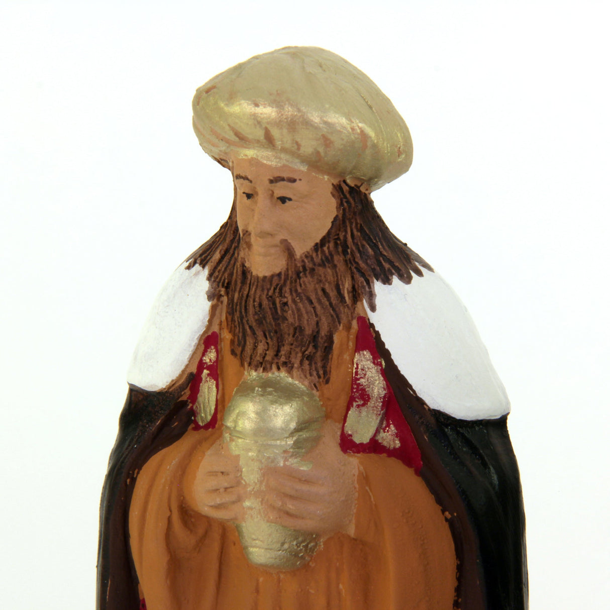 Set 3 Statuine Presepe Re Magi 3, presepe in terracotta dipinta a mano di Caltagirone, idee regalo di natale