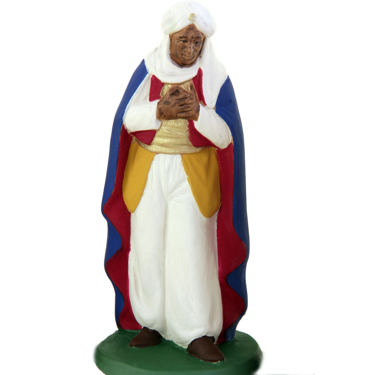 Set 3 Statuine Presepe Re Magi 3, presepe in terracotta dipinta a mano di Caltagirone, idee regalo di natale