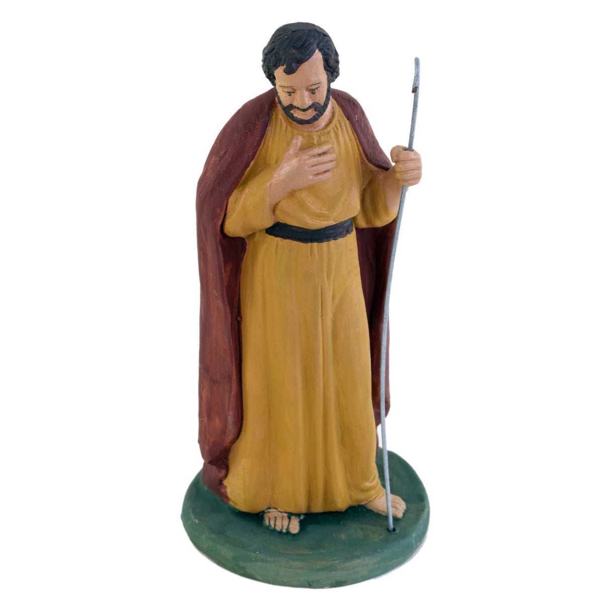 Statuine Natività Presepe in terracotta, statuine in ceramica di Caltagirone decorate a mano, idea regalo per Natale