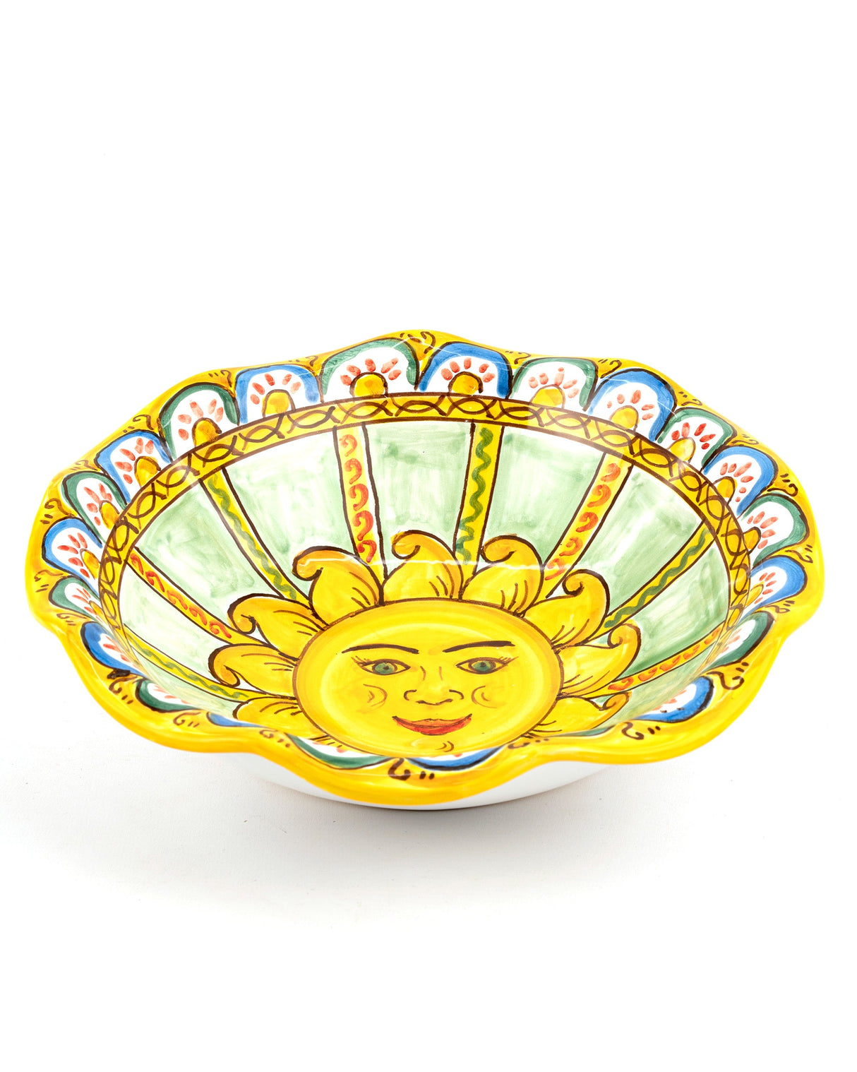 Sicilian Cart Style Sweets Holder Centerpiece and Almond Pastries