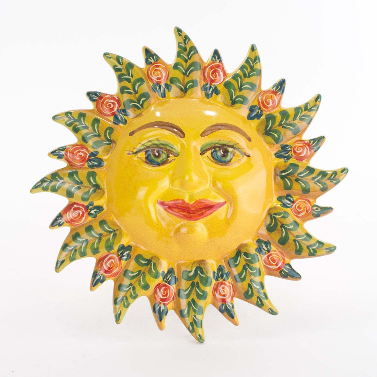 Sole di Sicilia da appendere diametro cm 21, Fatto a Mano, Made in Italy