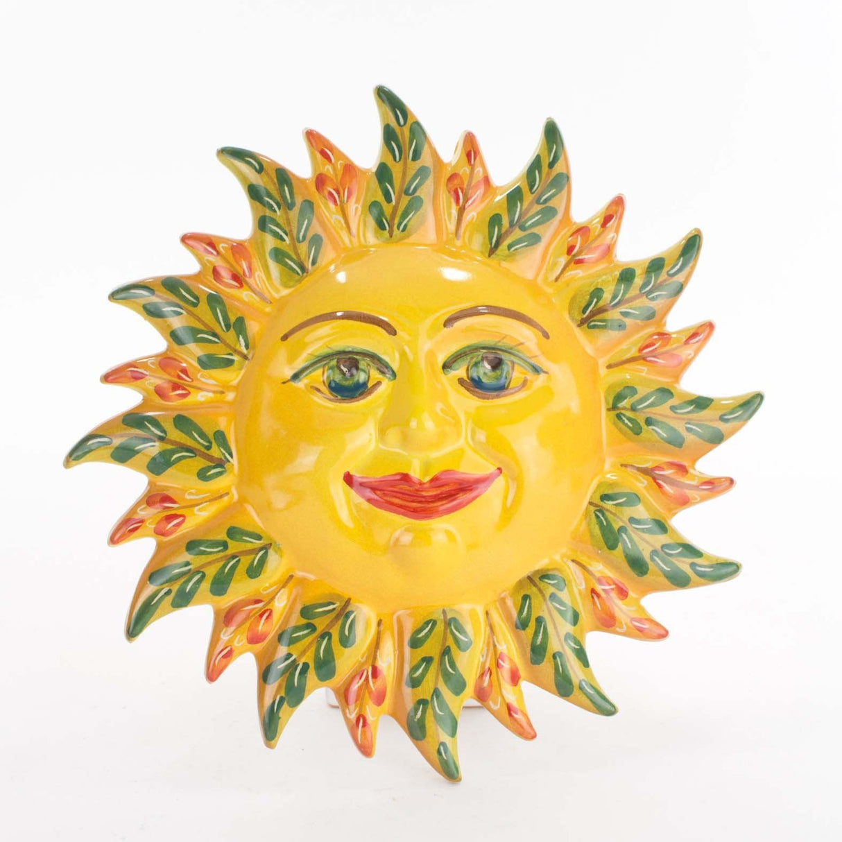 Sole di Sicilia da appendere diametro cm 21, Fatto a Mano, Made in Italy