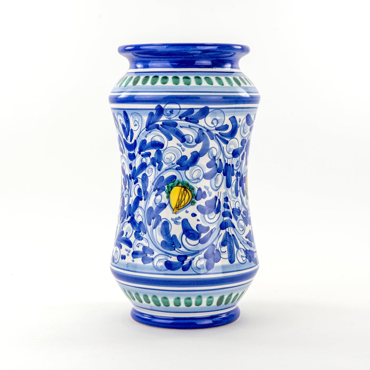 Vaso Farmacia in Ceramica di Caltagirone Fatto a Mano H cm 30