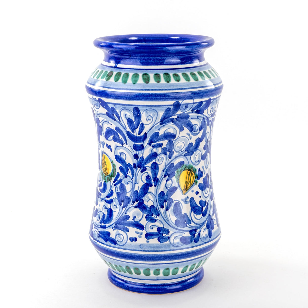 Vaso Farmacia in Ceramica di Caltagirone Fatto a Mano H cm 30