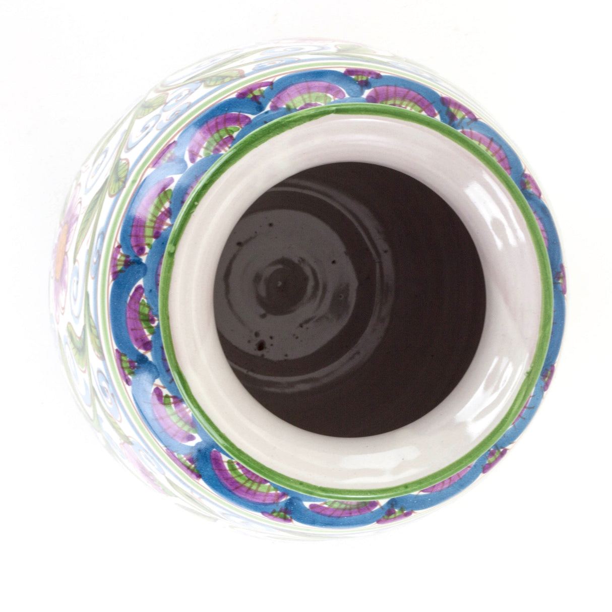 Vaso Ornamentale in Ceramica siciliana Decorato a Mano