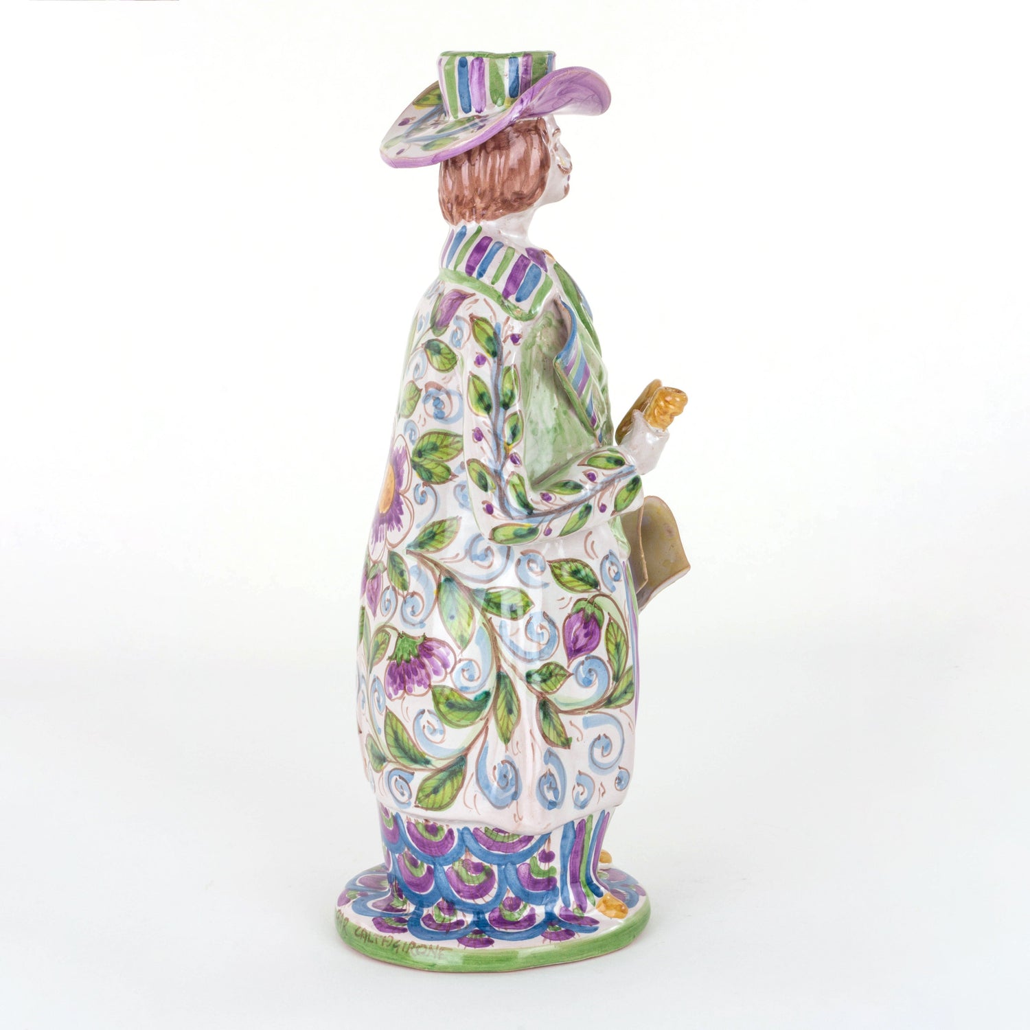 Lumiera Uomo in maiolica di Caltagirone Fatta a Mano