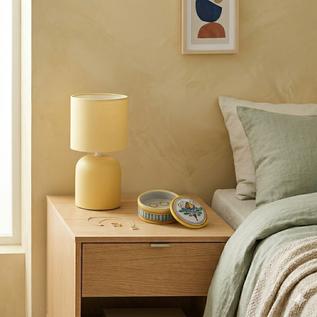 Ceramic jewelry box Ø cm 10 