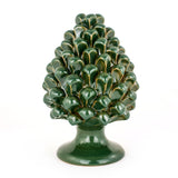 Ornamental Pine Cone H cm 20 in Caltagirone Ceramic Handmade