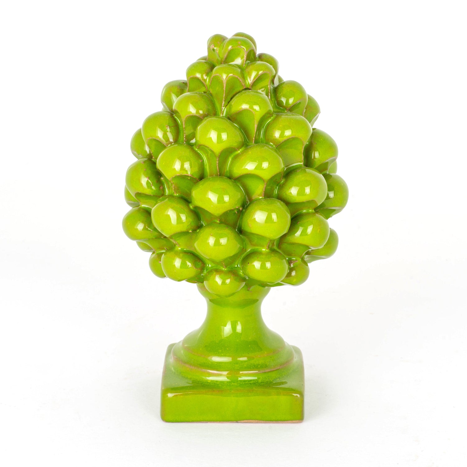 Pigna Tradizionale di Caltagirone H cm 14 in Ceramica Artistica Fatta a Mano