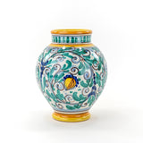 Vaso Tipo palermitano in Ceramica di Caltagirone Fatto a Mano H cm 25