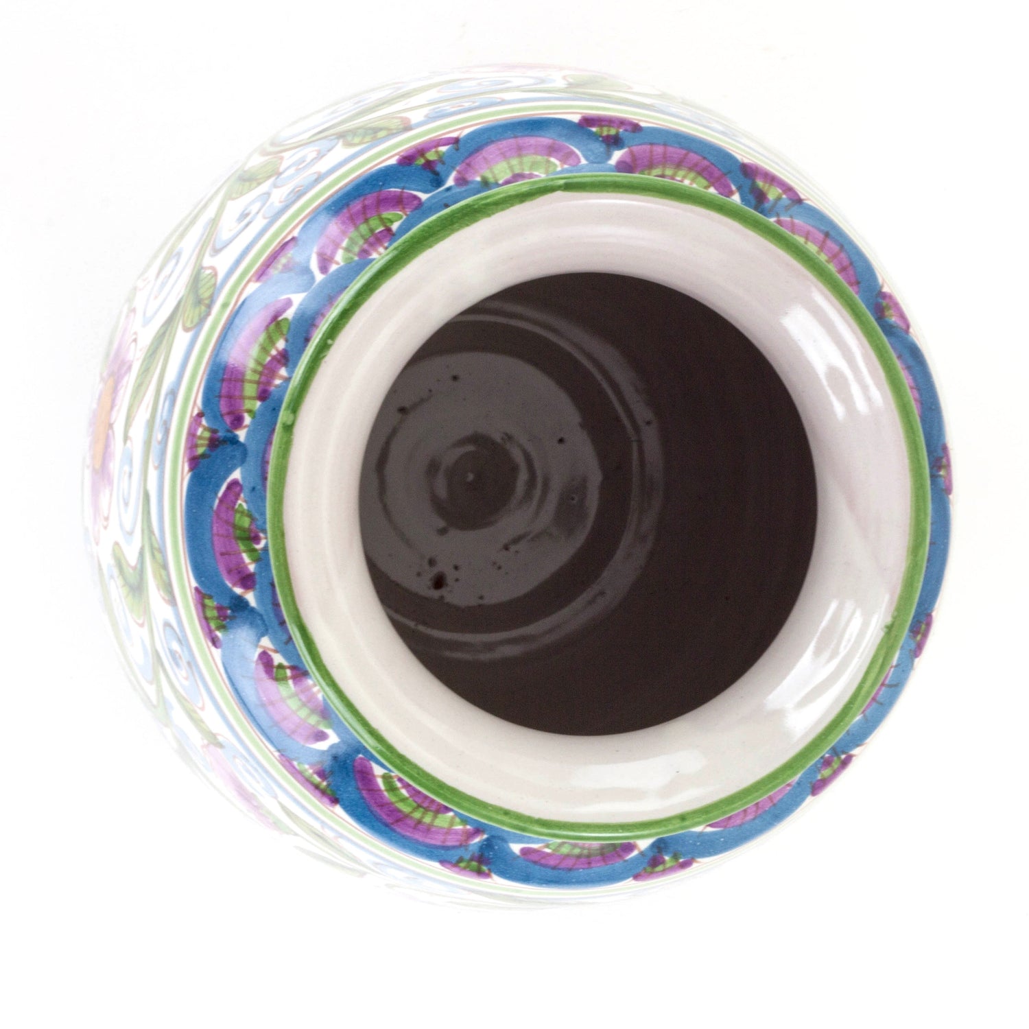 Vaso Ornamentale in Ceramica siciliana Decorato a Mano